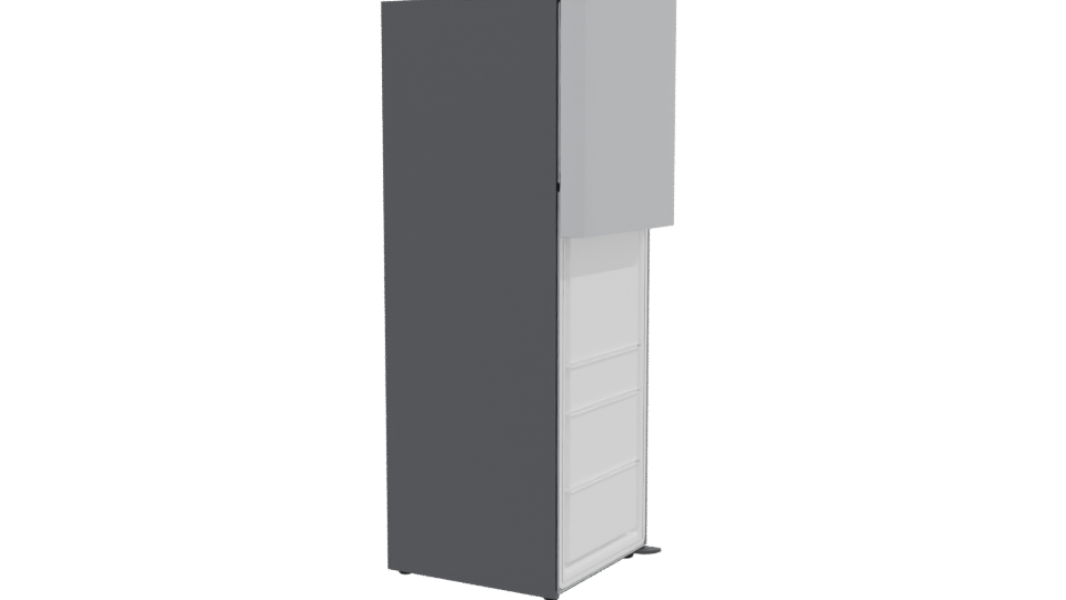 Sleek Modern Refrigerator 3D Model - Professional 3D Model Render 9
