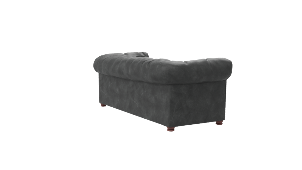 Classic Chesterfield Sofa Model - Professional 3D Model Render 7