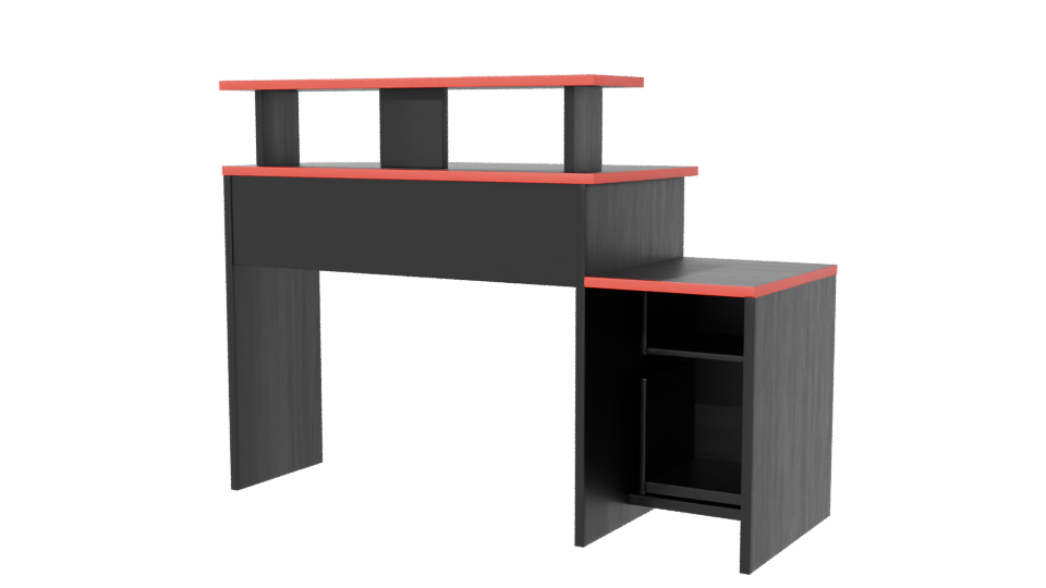 Stylish Modern Desk with Drawer 3D Model - Professional 3D Model Render 6