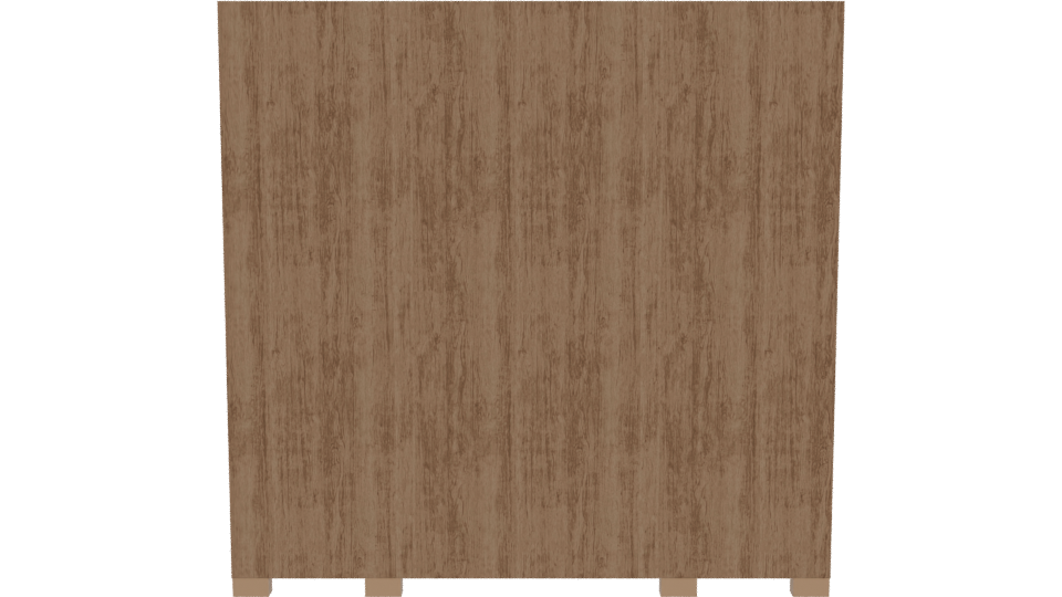 Stylish Wooden Wardrobe 3D Model - Professional 3D Model Render 5