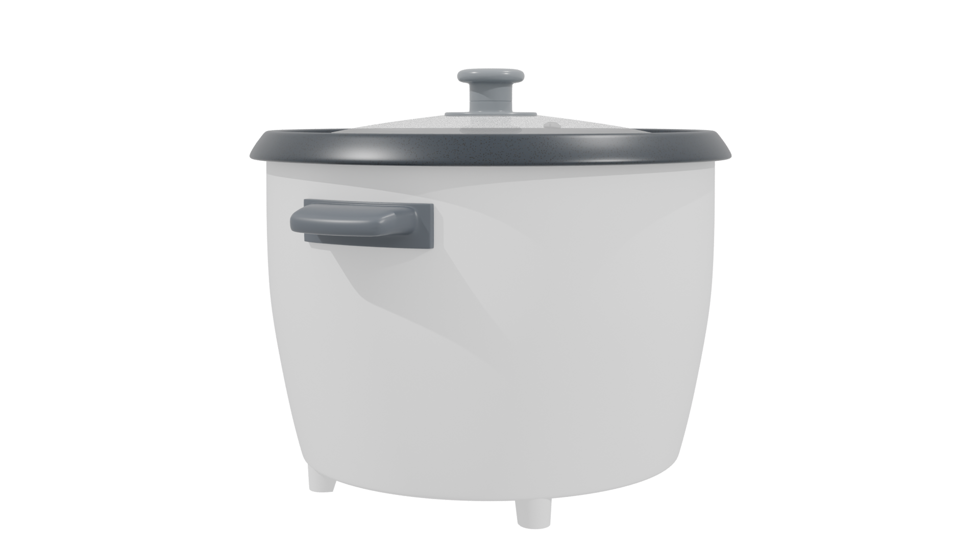 Stylish Electric Rice Cooker 3D - Professional 3D Model Render 3