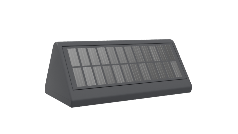 Sleek Outdoor Solar Light - Professional 3D Model Render 4
