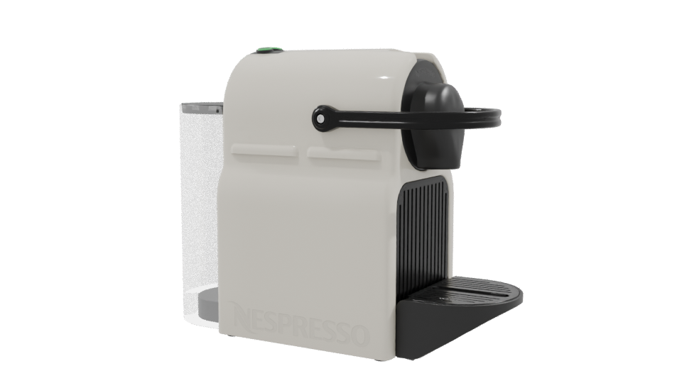 Compact Espresso Coffee Machine 3D Model - Professional 3D Model Render 9