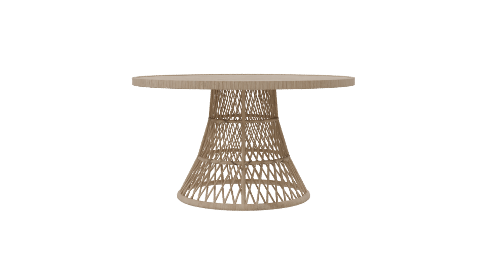 Stylish Round Dining Table 3D - Professional 3D Model Render 8