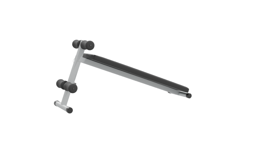 Decathlon Workout Bench 3D Model - Professional 3D Model Render 10