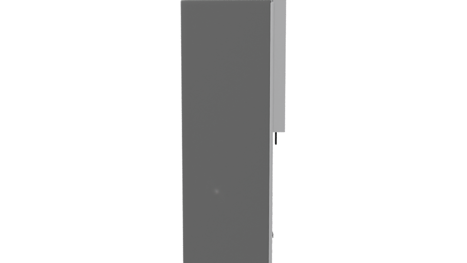 Side by Side Refrigerator LG Model 3D - Professional 3D Model Render 8