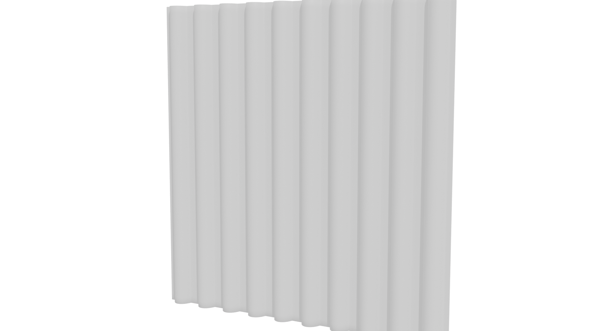 Stylized Vertical Wall Panel 3D - Professional 3D Model Render 9