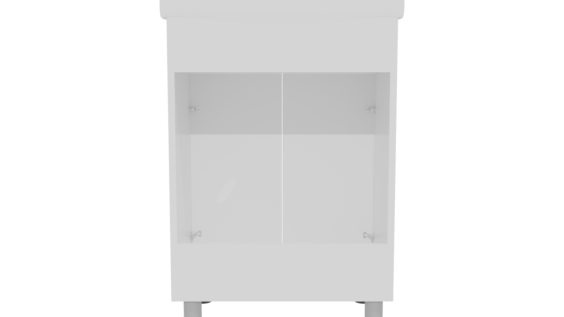 Stylish Bathroom Cabinet Model - Professional 3D Model Render 5