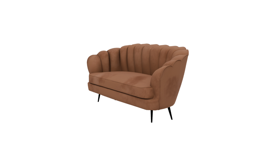 Stylish Vintage Sofa Model - Professional 3D Model Render 13