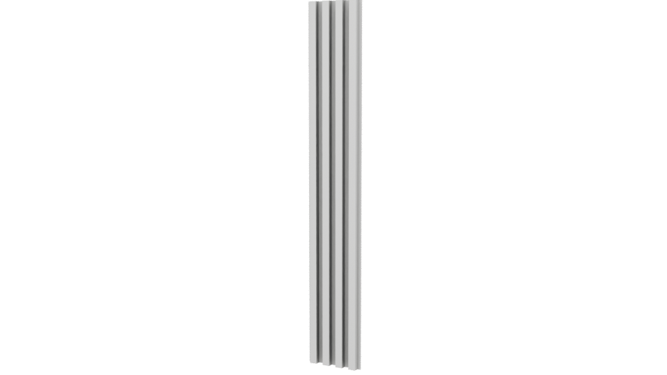Stylized Vertical Panel 3D Model - Professional 3D Model Render 6