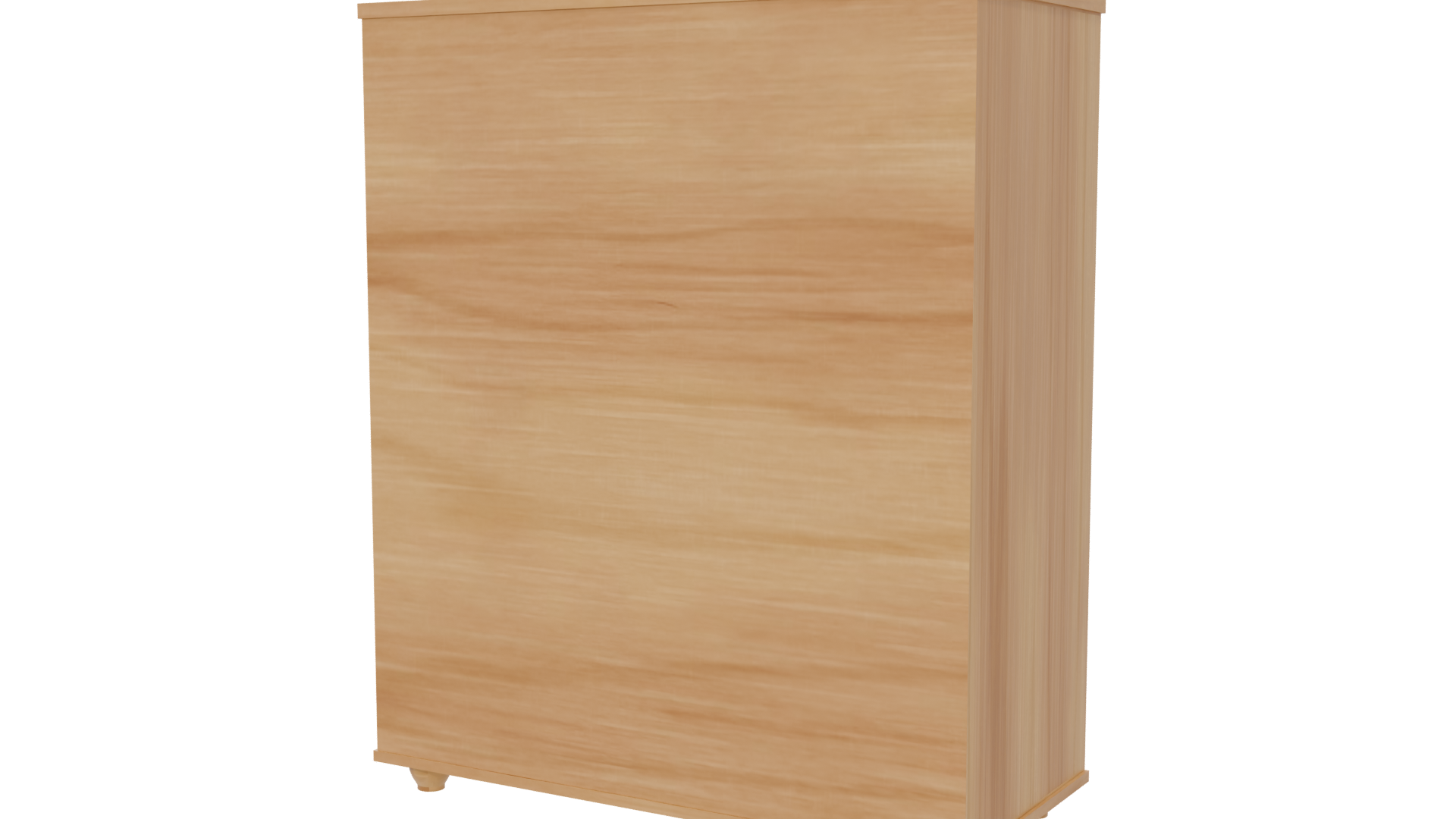 Stylish Wooden Storage Cabinet 3D - Professional 3D Model Render 6