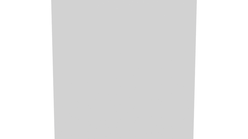 Modern White 4-Drawer Dresser 3D - Professional 3D Model Render 5