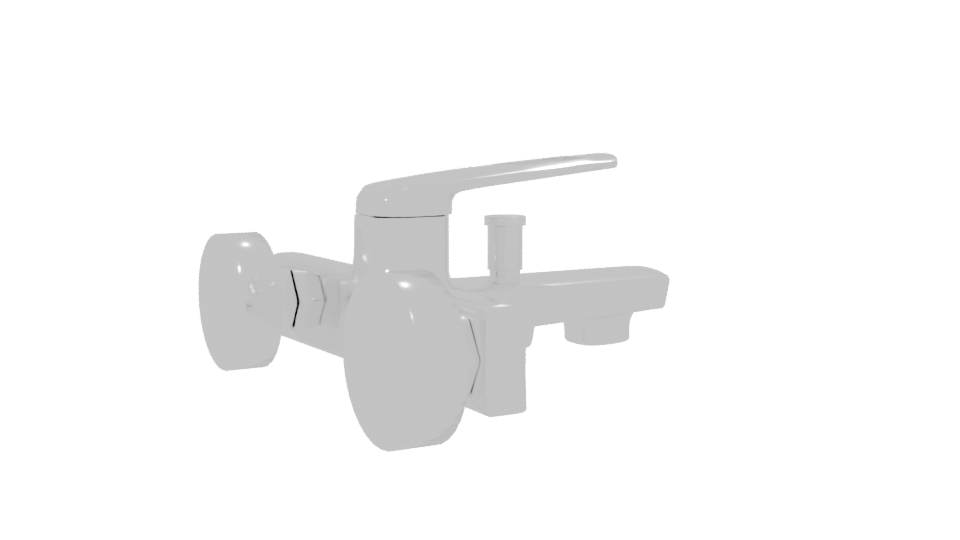 Stylish Bathroom Faucet 3D Model - Professional 3D Model Render 7