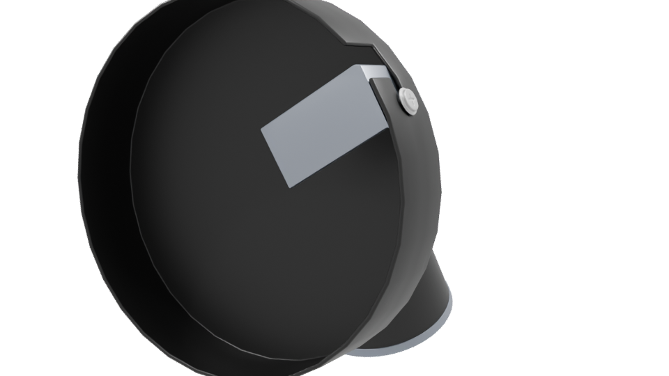 Sleek Wall Mounted Lamp Model - Professional 3D Model Render 9