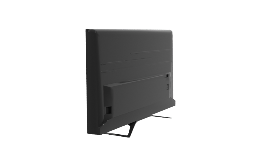 Sleek Modern Television 3D Model - Professional 3D Model Render 3