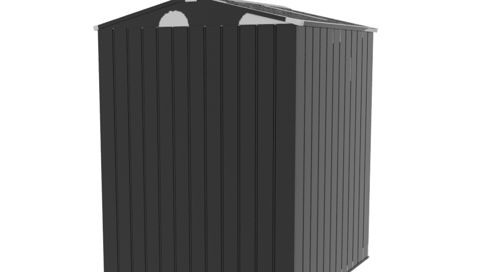 Garden Storage Shed 3D Model - Professional 3D Model Render 6