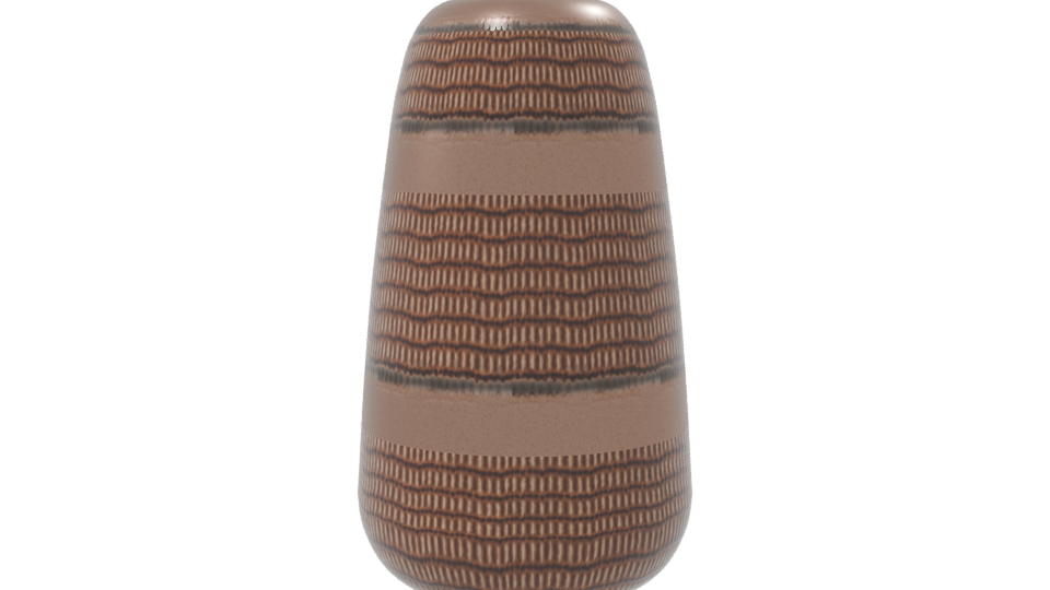 Stylish Ceramic Vase 3D Model - Professional 3D Model Render 8