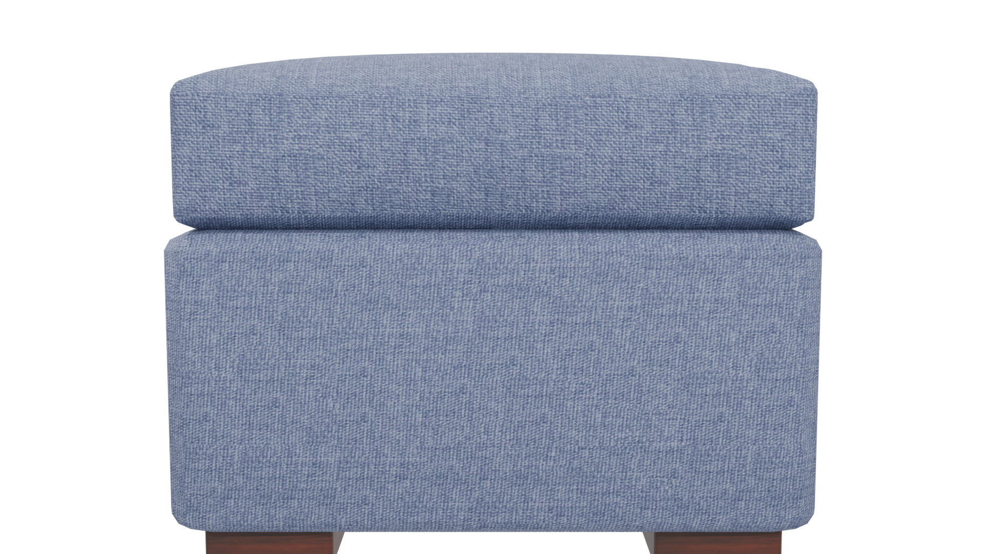 Stylish Blue Ottoman 3D Model - Professional 3D Model Render 5