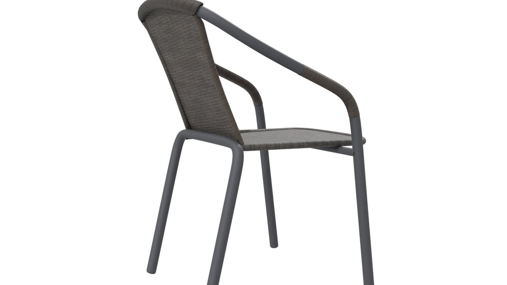 Stylish Outdoor Dining Chair 3D Model - Professional 3D Model Render 7