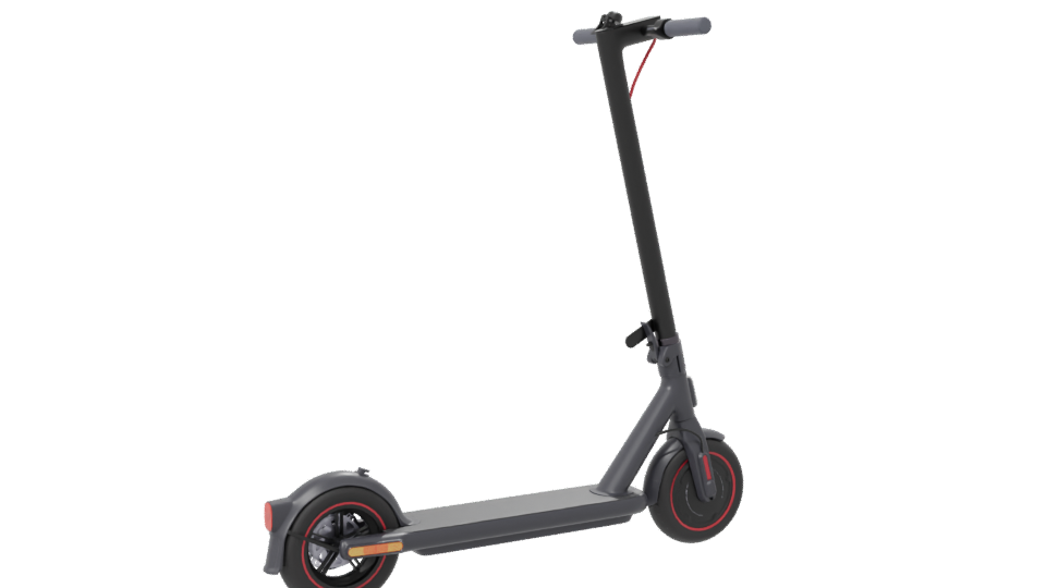 Sleek Electric Scooter Model - Professional 3D Model Render 7