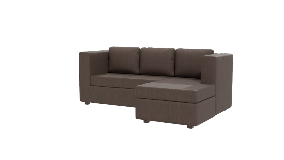 Cozy Fabric Sofa 3D Model - Professional 3D Model Render 12