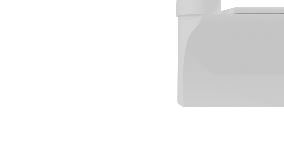 Stylish Modern Toilet 3D Model - Professional 3D Model Render 8