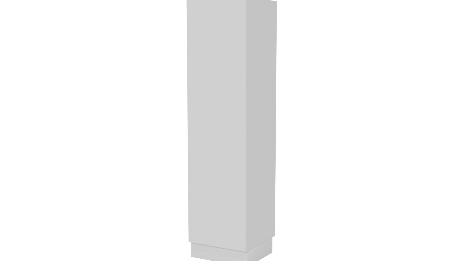 Minimalist Wooden Column Model - Professional 3D Model Render 6