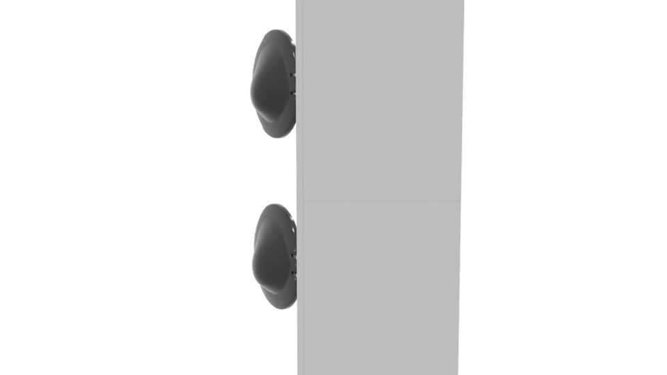 WK14WS6R Washer Dryer 3D Model - Professional 3D Model Render 2