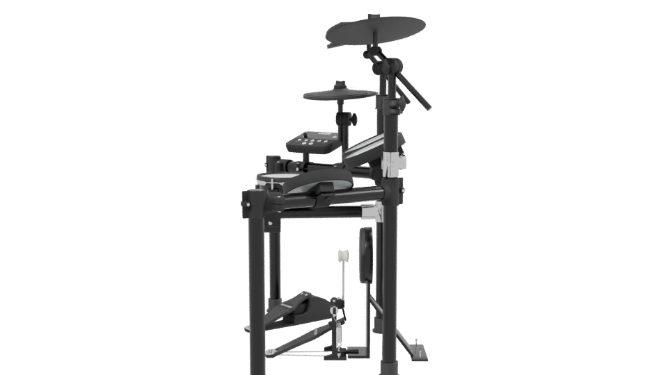 Electronic Drum Kit 3D Model - Professional 3D Model Render 2