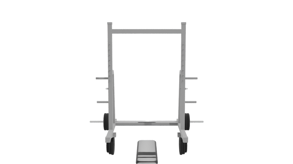 Adjustable Weight Bench 3D Model - Professional 3D Model Render 11