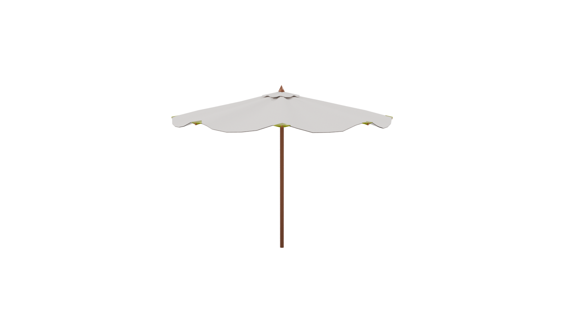 Stylish Outdoor Patio Umbrella 3D - Professional 3D Model Render 8