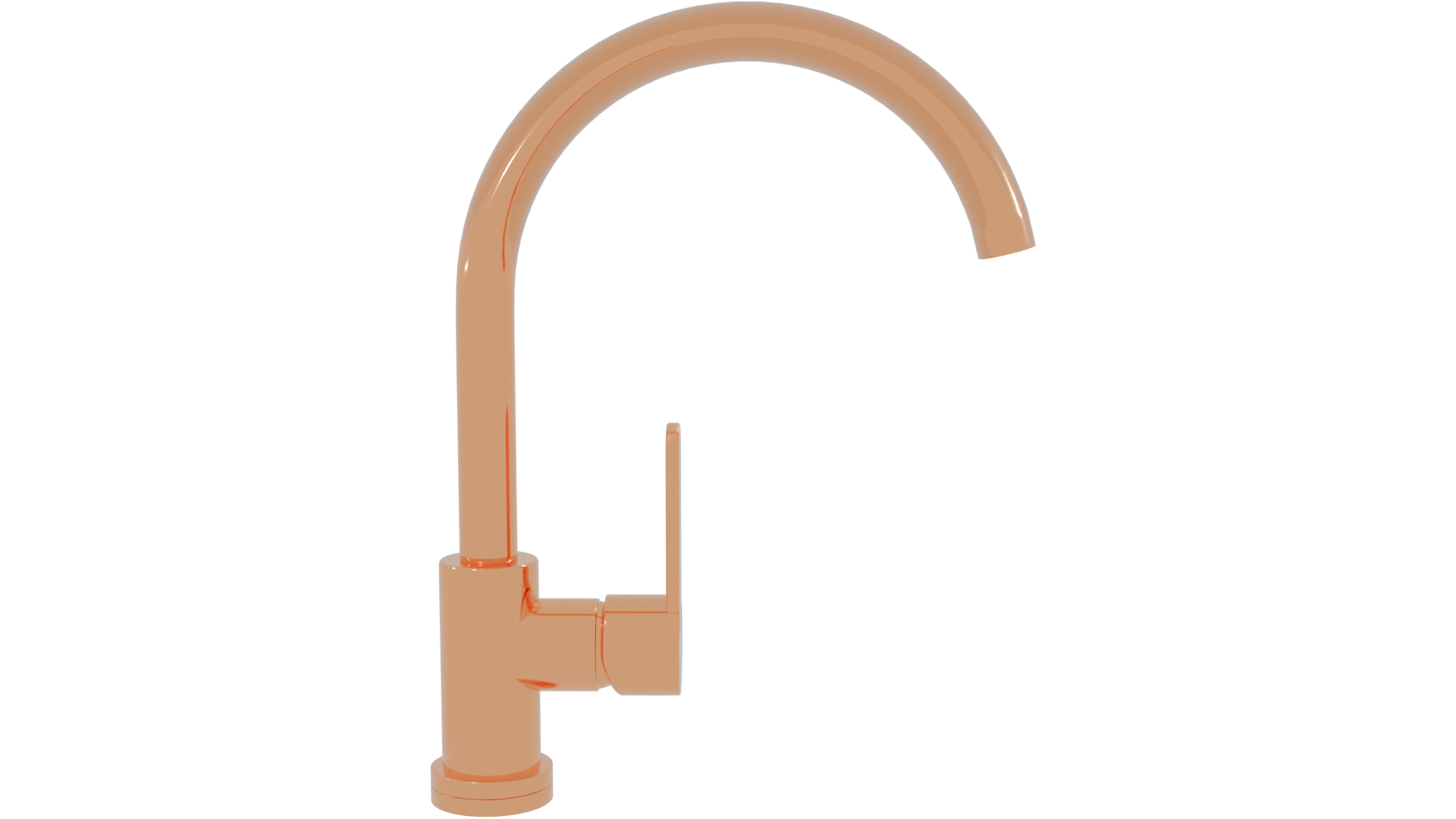 Sleek Modern Faucet Design - Professional 3D Model Render 8