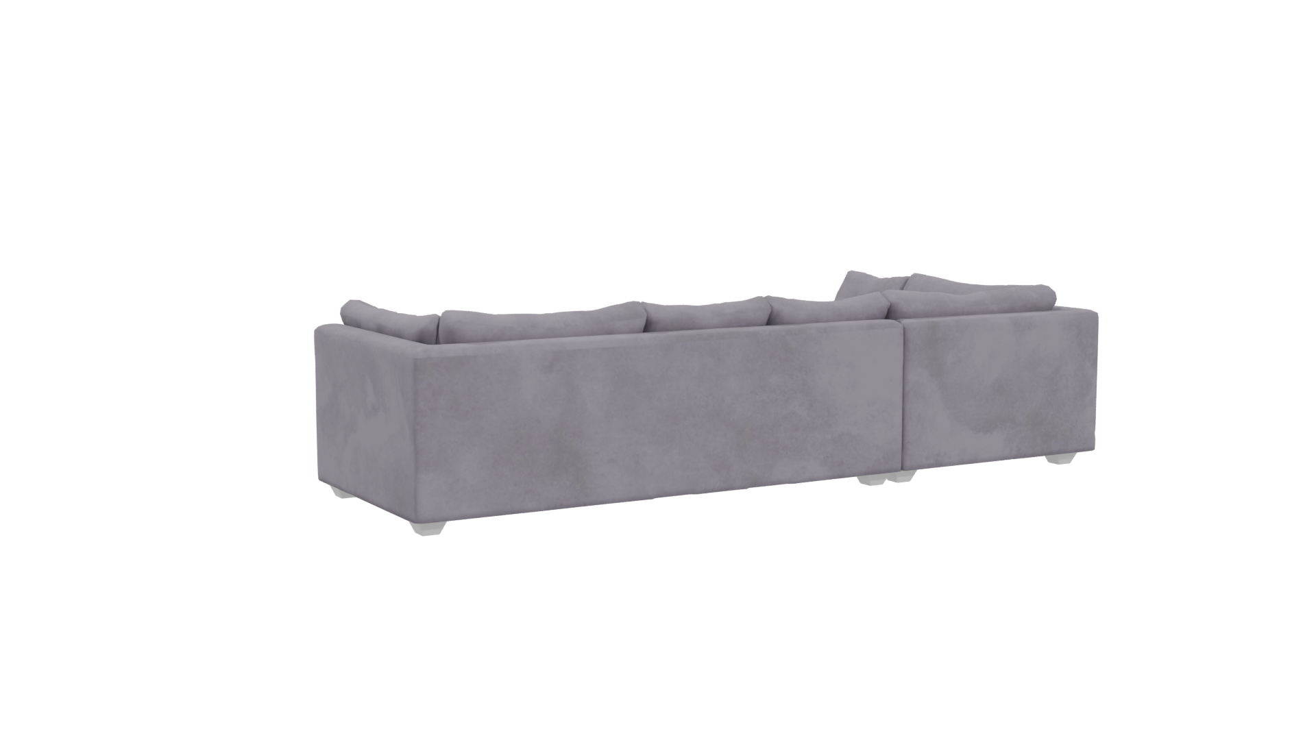 Levante Gray Sectional Sofa 3D - Professional 3D Model Render 4