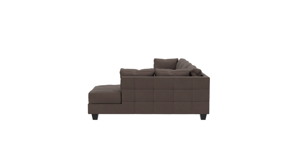Stylish Modern Sectional Sofa 3D - Professional 3D Model Render 2