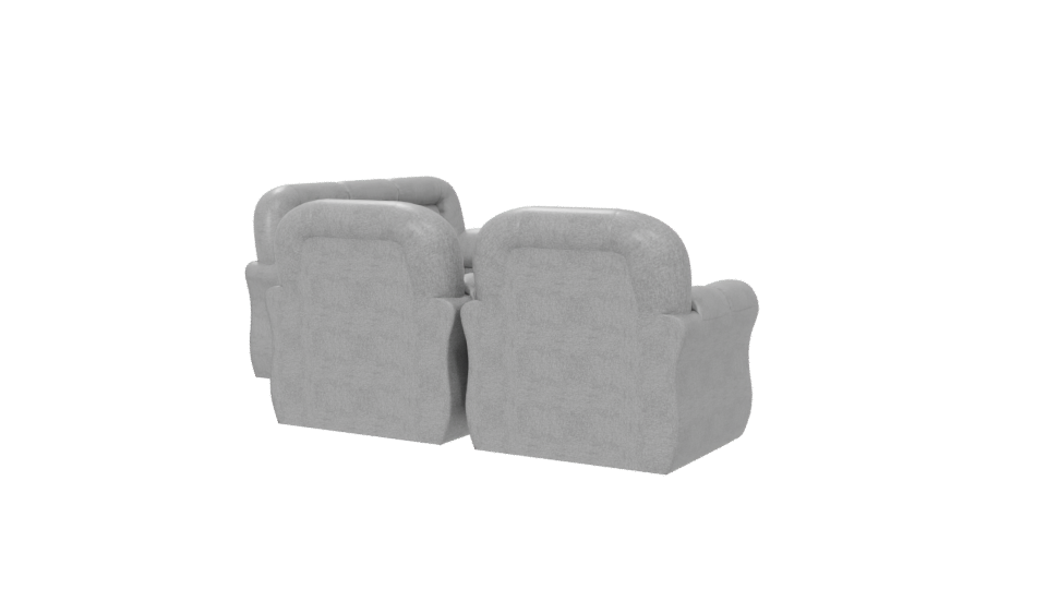 Contemporary Sofa Set 3D Model - Professional 3D Model Render 6
