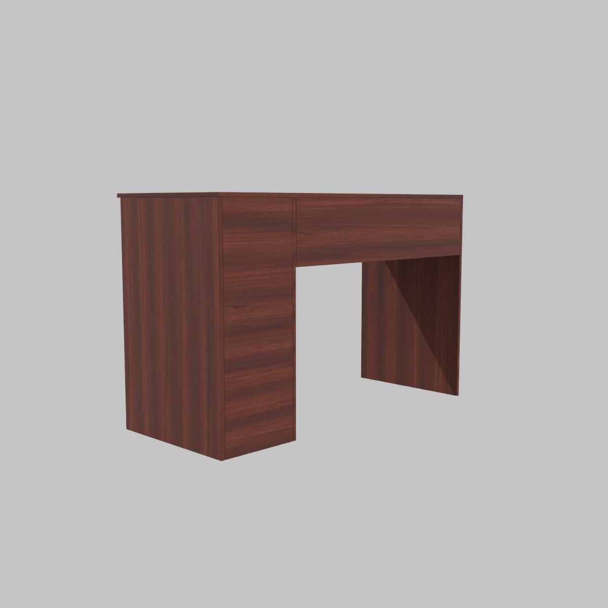 ESCRITORIO 2REPISAS 123x53x80 CHOCO