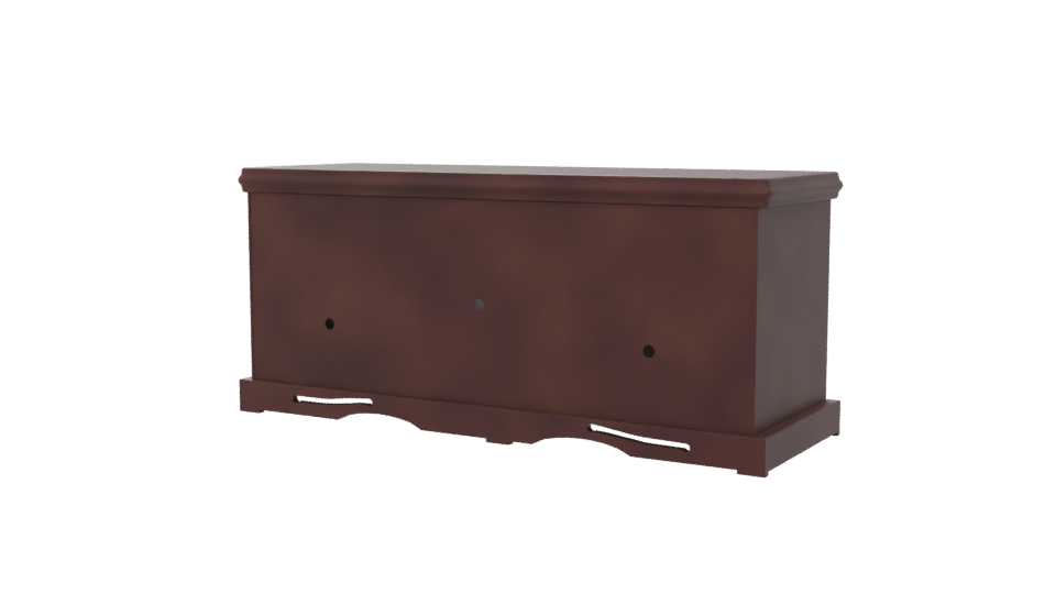 Wooden Storage Rack with Drawers 3D - Professional 3D Model Render 6