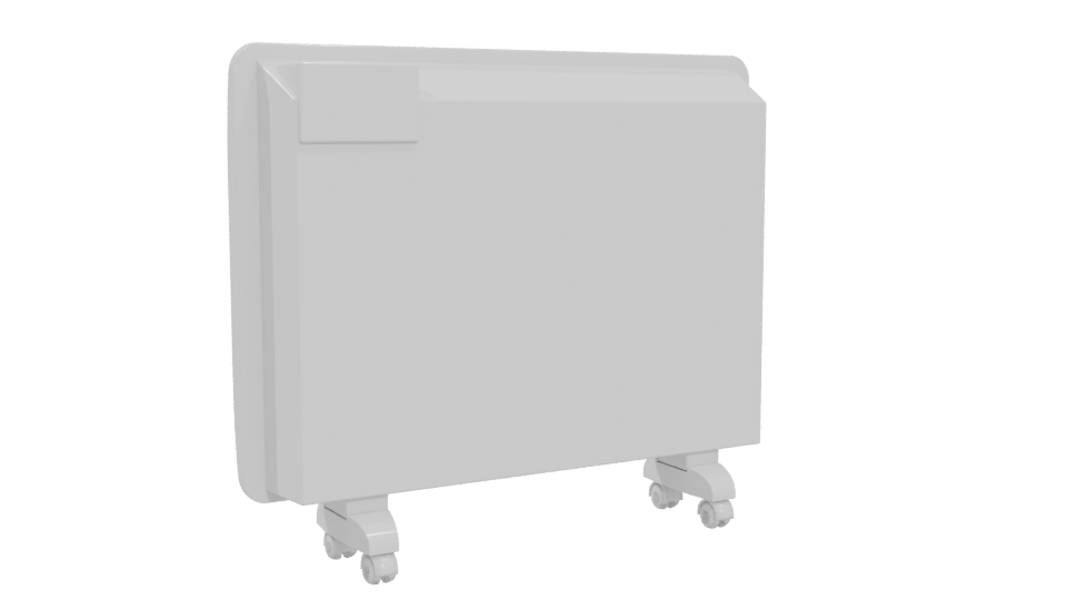 Stylish Electric Heater Model - Professional 3D Model Render 4