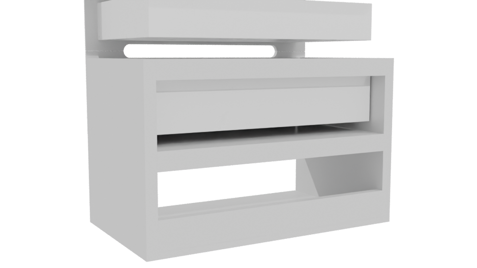 Modern Bathtub 3D Model - Professional 3D Model Render 4