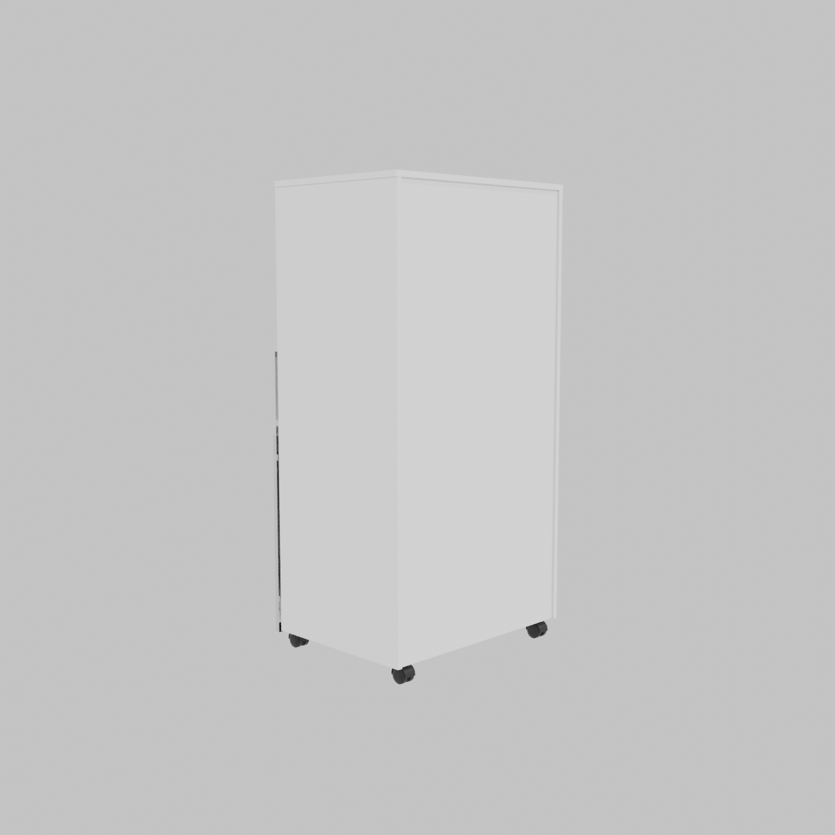 Minimalist Storage Cabinet 3D Model - Professional 3D Model Render 11
