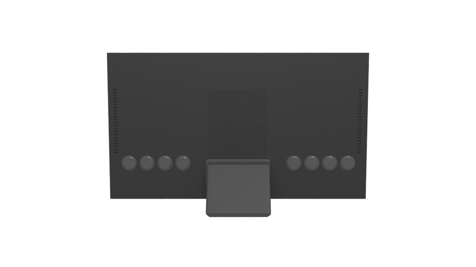 Sleek Flat Screen TV Model - Professional 3D Model Render 5