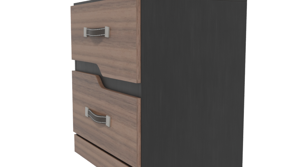 Buró Andalucia Nogal/Chocolate 3D - Professional 3D Model Render 13