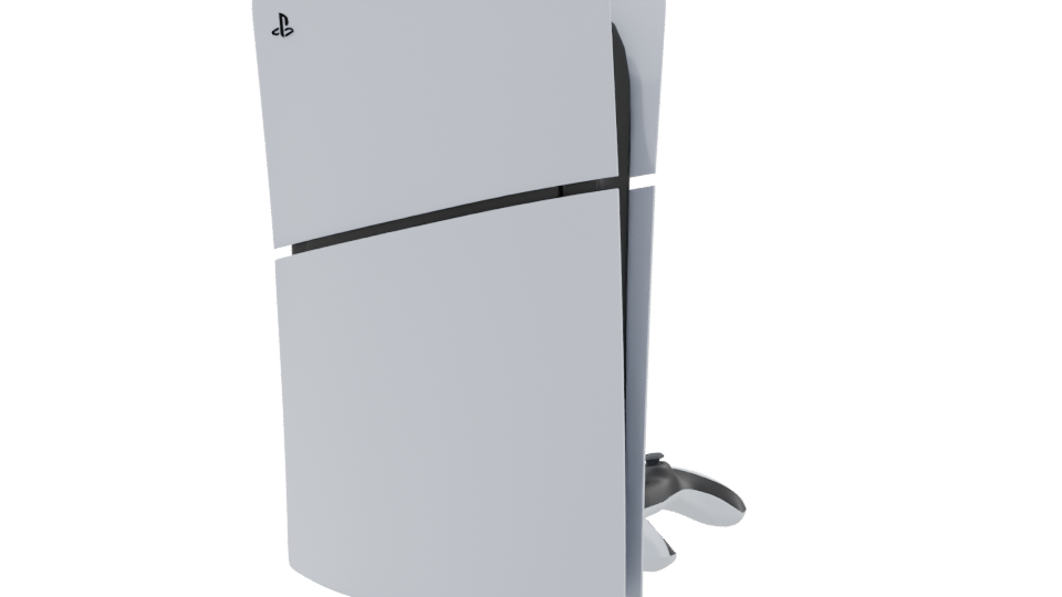 Next-Gen Gaming Console Model - Professional 3D Model Render 9