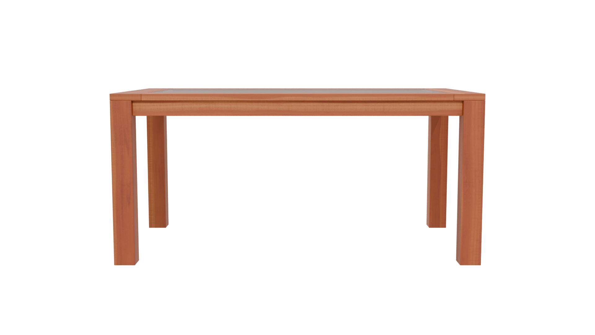 Stylish Wooden Dining Table 3D Model - Professional 3D Model Render 5