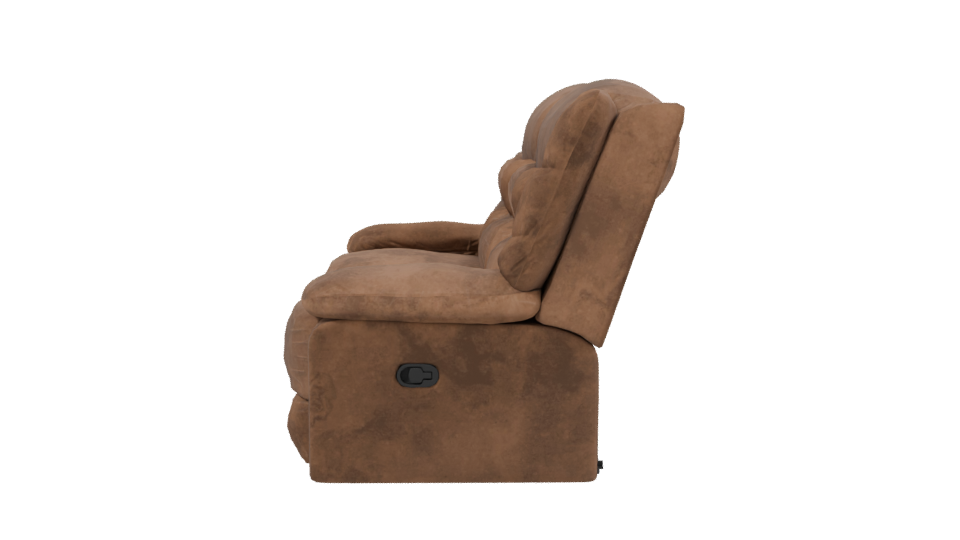 Stylish Fabric Loveseat 3D - Professional 3D Model Render 2