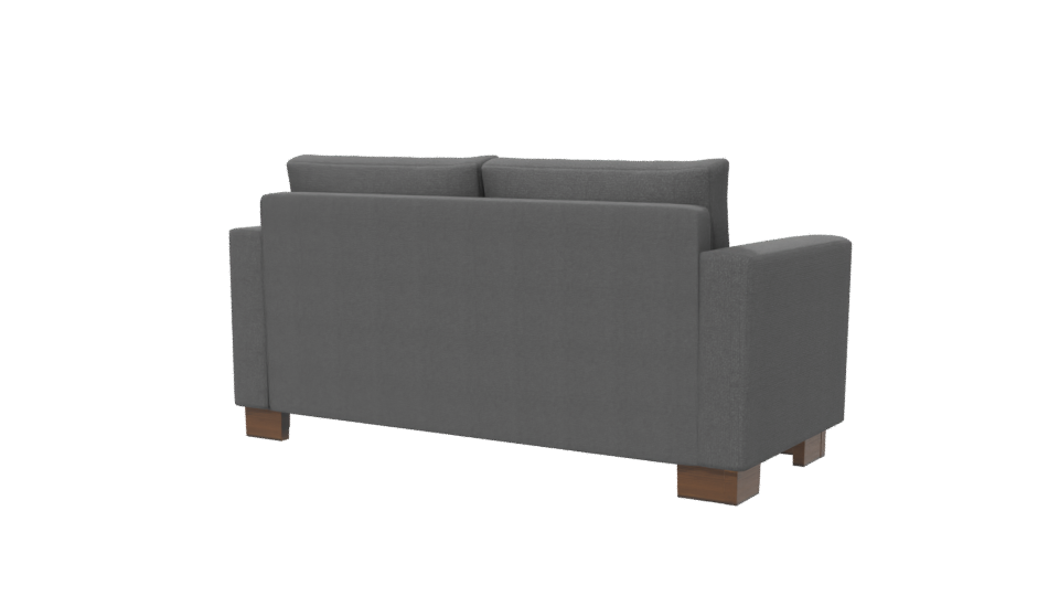 Modern Gray Sofa 3D Model - Professional 3D Model Render 6