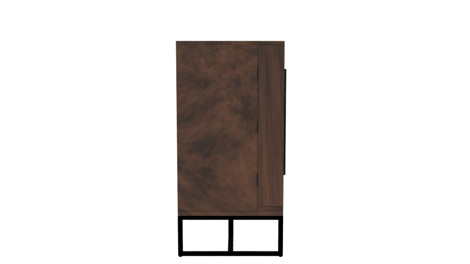 Rustic Wood Cabinet 3D Model - Professional 3D Model Render 8