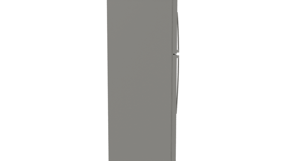 Sleek Stainless Steel Refrigerator 3D Model - Professional 3D Model Render 8