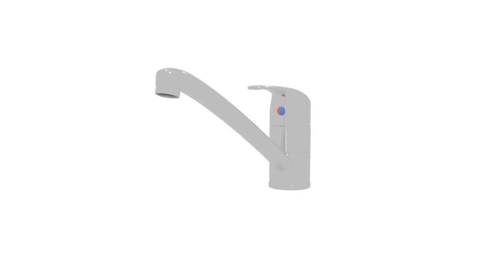 Sleek Chrome Beverage Dispenser 3D Model - Professional 3D Model Render 12