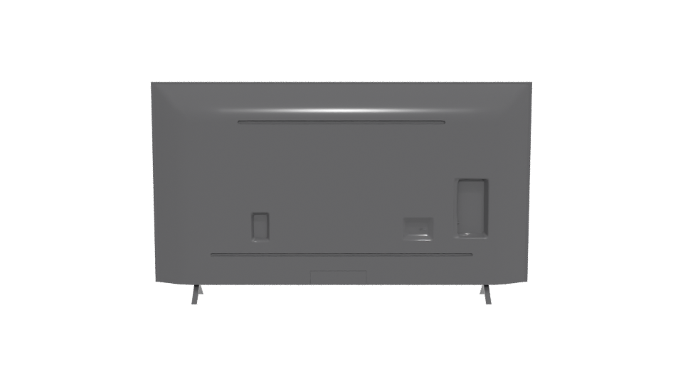 70 Inch 4K UHD Smart TV Model - Professional 3D Model Render 5